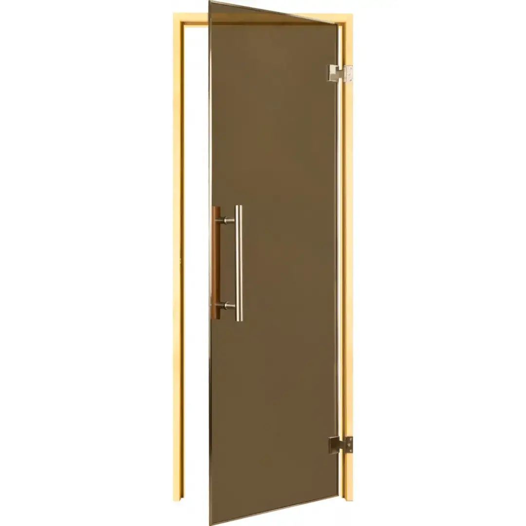 TESLI STEEL MAGNETIC Sauna Glass Door Various Sizes Available - Image 3