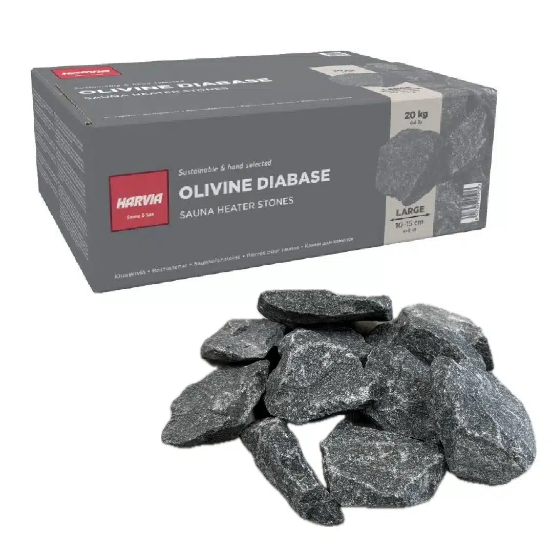 Harvia Sauna Stones (10-15 cm, 20kg) x 10 boxes
