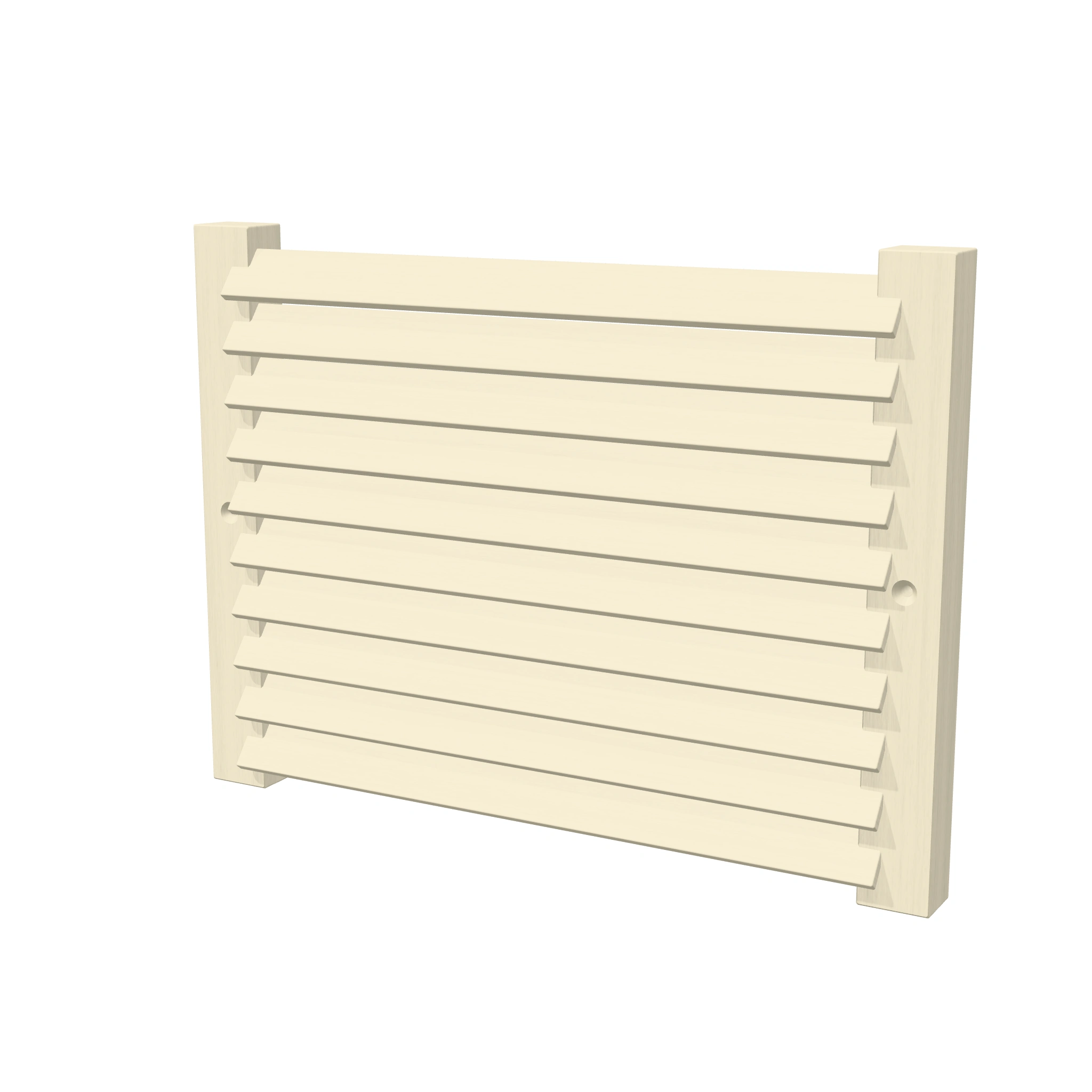 Tesla Grill Sauna Vent Cover - 3D product view on white