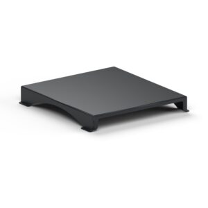 ZAPARA Floor Protective Bedding — black steel sauna heater floor stand